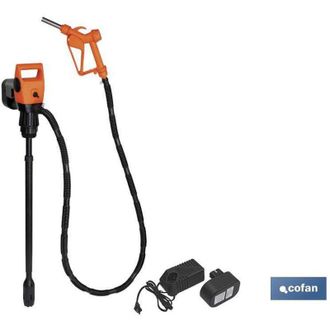 cofan Cofan - Bomba El&eacute;ctrica + Pistola Bid&oacute;n 50/200l Recargable 18.5v
