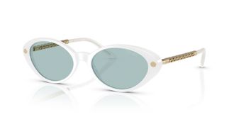Versace Blue Oval Ladies Sunglasses VE4469 547172 54