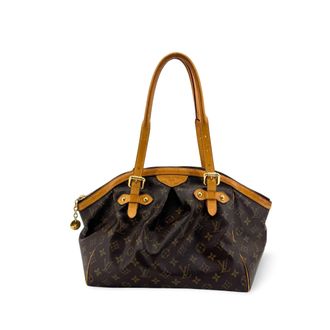 Louis Vuitton Tivoli Monogram Canvas Brown Canvas Handbag (Pre-Owned)