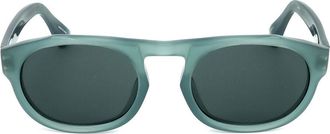 Linda Farrow DRIES VAN NOTEN DVN38 C8 Womens Sunglasses Blue Size 50