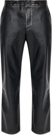 Diesel Broeken, Heren, Zwart, XL, Leer, P-Rivers broek
