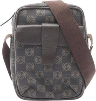 Loewe Pre-owned Schoudertas - Dames - Vintage Schoudertas - Bruin - ONE Size - Leer - Vintage
