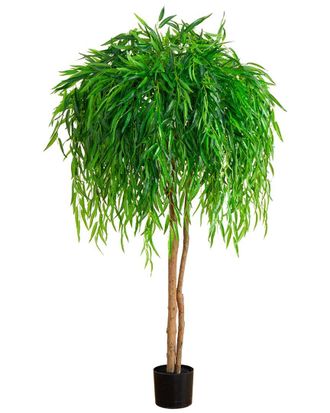 Nearly Natural 5ft Willow Artificial Tree (Real Touch)