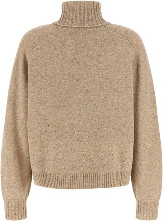 Ballantyne Diamond-Patterned Wool Sweater - Beige