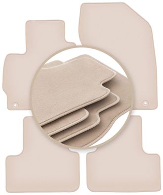 OEM Alfombrillas Premium Beige Para: Citro&euml;n C4 Aircross Crossover 2012-2017