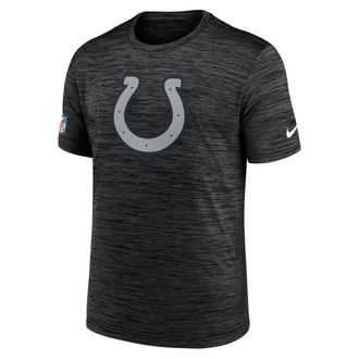 Nike Indianapolis Colts Rivalries Collection Sideline Velocity Nike Mens Dri-FIT NFL T-Shirt in Black | 02ER00A98-B3C