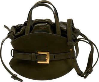Balmain Handbags, female, Green, Size: ONE SIZE Shuffle Mini Bag