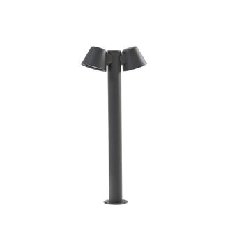 Lindby L&aacute;mpara para exterior de aluminio gris