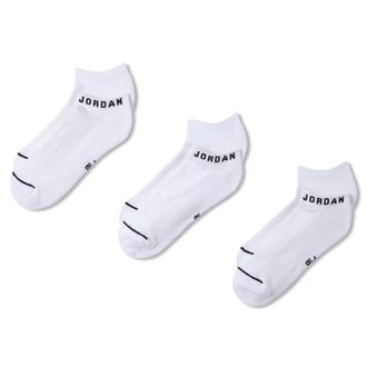 Nike Jordan Everyday No-Show Socks (3 Pairs) in White | DX9656-100