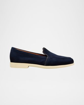 Santoni Suede Loafers