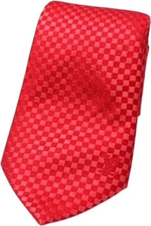 Louis Vuitton Pre-owned Accessories, male, Red, Size: ONE SIZE Pre-owned Vintage Cravat
