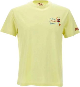 MC2 Saint Barth T-shirts - Heren - T-shirts - Geel - S - Katoen - Tops