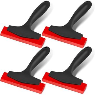 OEM Juego De 4 Limpiacristales De Silicona, Limpiacristales De Silicona Multifuncionales Para Ventanas - Crezuo