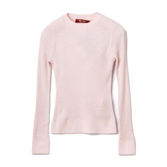 Max Mara Marabu Jumper - female - Max Mara - Round-neck Knitwear - Pink - XL - Knitwear