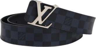 Louis Vuitton Pre-owned Belts, male, Blue, Size: ONE SIZE Pre-owned Vintage Belt
