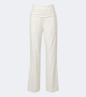 Tove Pantalones anchos Albertine de lana virgen
