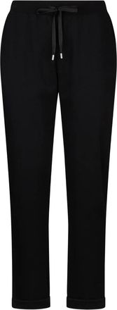 Liu Jo elasticated fleece track pants - women - Cotton/Polyester - S - Black