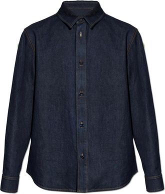 Burberry Heren, Overhemden, Blauw, Maat: XS Denim