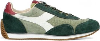 Diadora Vintage Suede Stone Wash Sneakers - Heren - Sneakers - Groen - 39 EU - Su&egrave;de - Schoenen