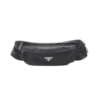Prada unisex, Pre-owned, Zwart, Maat: ONE Size Nylon