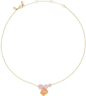 Kate Spade New York Tulip Cluster Pendant Necklace in Blush at Nordstrom