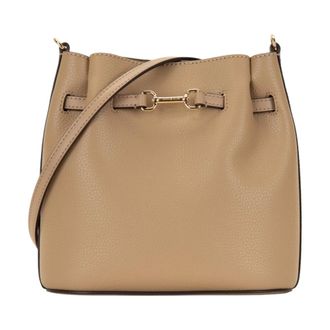 Michael Kors Tassen, Dames, Beige, ONE Size, Leer, Bucket Bag