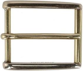 Trafalgar Store 35mm Rectangular Classic Solid Brass Roller Harness Belt Buckle in Polished Brass at Nordstrom