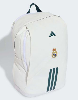 adidas Real Madrid Home - Zaino bianco / aurora ivy