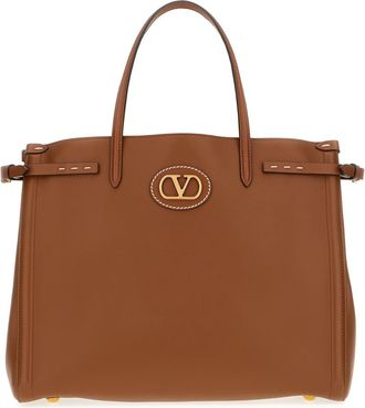 Valentino Garavani Brown Leather Handbag