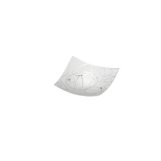 Trio Leuchten Trio Lighting - L&aacute;mpara De Techo Spirelli Ceiling Light Large Attack E27 En Vidrio Blanco Color 604400101