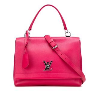 Louis Vuitton Capucines Top Handle Leren Tas