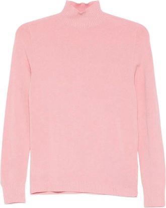 Ermanno Scervino Maglione a collo alto - Rosa