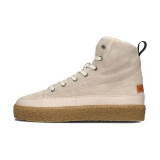 Shabbies Amsterdam Schoenen, Dames, Grijs, 40 EU, Su&egrave;de, Grijze Su&egrave;de Winter Sneakers
