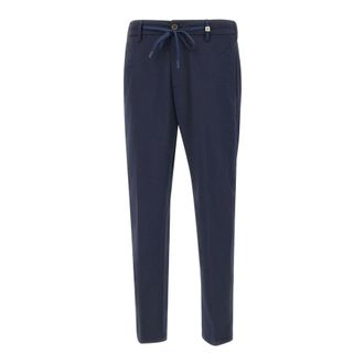 Myths Straight Trousers, male, Blue, Size: S Apollo Mens Trousers Navy Blue