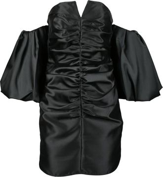 Simona Corsellini Damesjurk - Dames - Feestkleedjes - Zwart - M - Polyester - Kleedjes