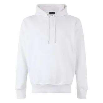 Diesel Hoodies, male, White, Size: 2XL Cotton Hoodie