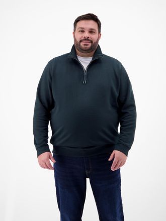 Lerros Sweatshirt LERROS Sweattroyer in &Uuml;bergr&ouml;ssen, Herren, Gr. 6XL, blau (classic navy), 90% Baumwolle, 10% Polyester, Sweatshirts Sweatshirt