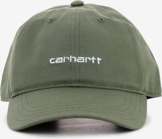 Carhartt Work in Progress Canvas Script Cap Leaf / Tourmaline