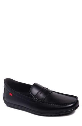 Marc Joseph New York John Street Hands-Free Slip-On Penny Loafer in Black Napa Leather at Nordstrom Rack, Size 9.5