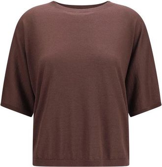 Brunello Cucinelli Purple Cashmere Womens Sweater