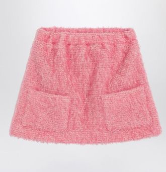 Douuod Pink wool-blend Senna skirt