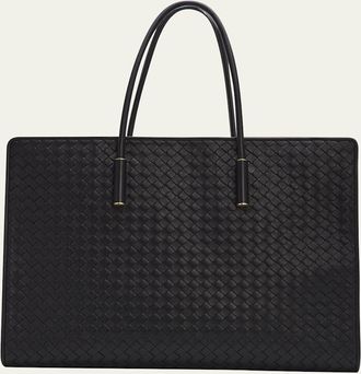 Bottega Veneta Barbara Large Leather Tote Bag