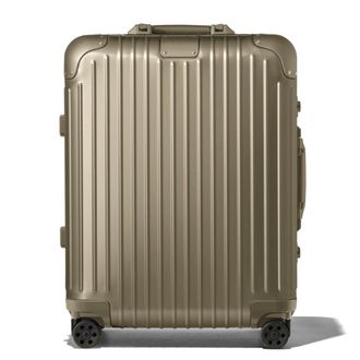 Rimowa Original Cabin Plus Suitcase in Titanium - Aluminium - 22.1x17.8x9.9