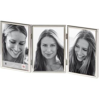 Walther Design design cornice portafoto silver 3x 10x15 cm Chloe Cornice per Ritratto WD315S