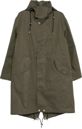 Mackintosh Claigan coat - men - Cotton - 40 - Green