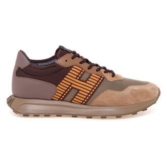 Hogan H601 Trainers - male - Hogan - Sneakers - Brown - 7 1/2 UK - Shoes