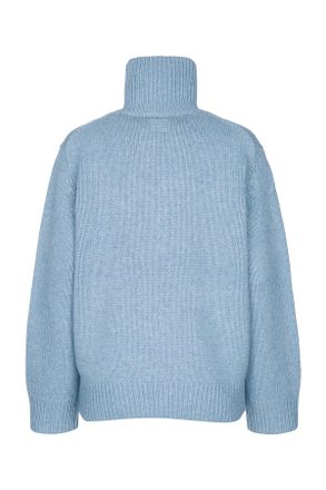 Toteme Lambswool Turtleneck Sweater - Blue