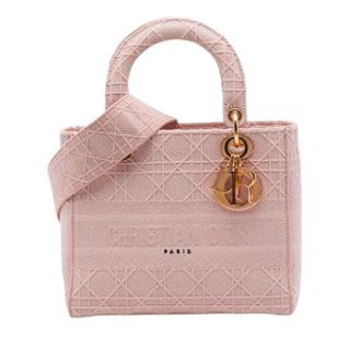 Dior Pre-owned Lady D-Lite Handbag - Dames - Pre-owned - Roze - Maat: ONE Size