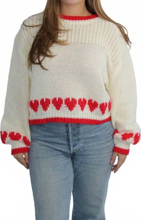 Miss Love Amore Sweater In Multi