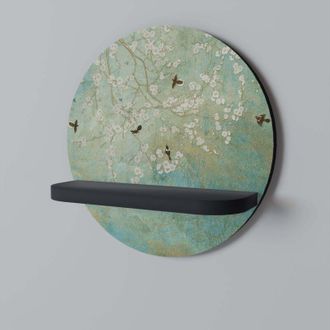 OEM Blooming Charm Estante Redondo Negro